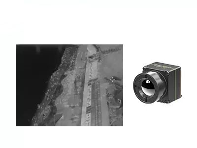 NUC Uncooled Infrared Drone Thermal Camera 40mK Typical NETD 30Hz