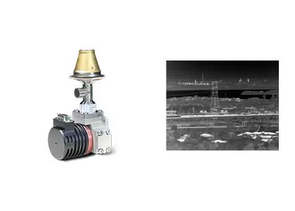 1280x1024 12μm Megapixels Cooled FPA Infrared Detector High Sensitivity