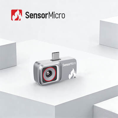 Cámara térmica no refrigerada de 256×192/12μm conectada a smartphone para puntos calientes eléctricos y aplicaciones móviles