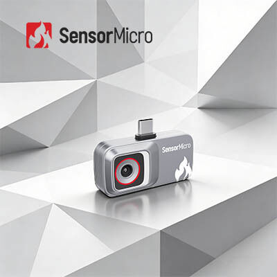 Cámara térmica enchufable LWIR sin refrigeración con resolución 120×90/12μm, interfaz USB2.0 y voltaje de funcionamiento de 3,3 V