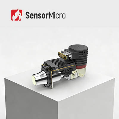 Núcleo de cámara infrarroja MWIR FPA enfriado con resolución 320x256 y lente de 55 mm para imágenes ópticas de gas