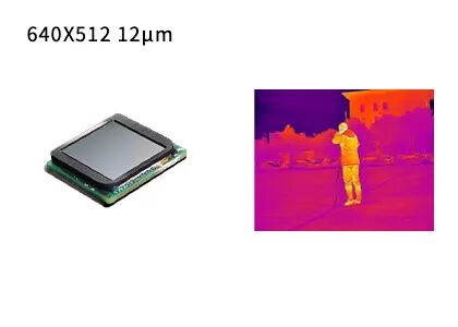detector sin enfriar de Microbolometer de la voz 640x512