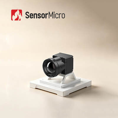 Núcleo de cámara térmica con resolución de 384 × 288 con rango espectral de 8 μm a 14 μm y matrices de plano focal no refrigeradas