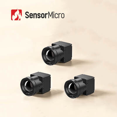 Núcleo de cámara térmica LWIR sin enfriar con lente atérmica de enfoque fijo 384x288 Resolución y rango espectral de 8 μm a 14 μm