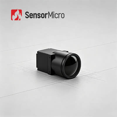 Núcleo de cámara de imagen térmica LWIR sin enfriar con resolución de 1280x1024 y tono de píxeles de 12μm