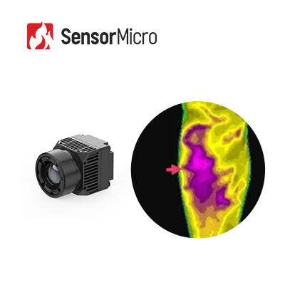 Núcleo de imágenes infrarrojas iHA608W de grado médico con resolución de 640 × 512 y tamaño de píxel de 8 μm para detección de fiebre